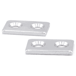 50mm Magnetic Catch, White Main - Image