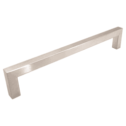 256mm Square Handle Pull, Satin Alt 3 - Image