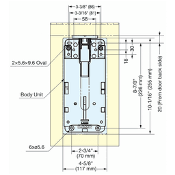 9-15/16" Heavy Duty Lift Assist Damper, Nickel/Brown Alt 4 - Image