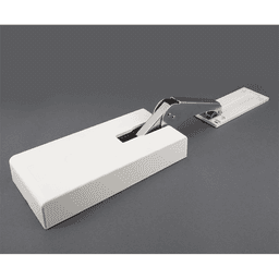 9-7/8" Heavy Duty Lift Assist Damper, Nickel, White Alt 1 - Image