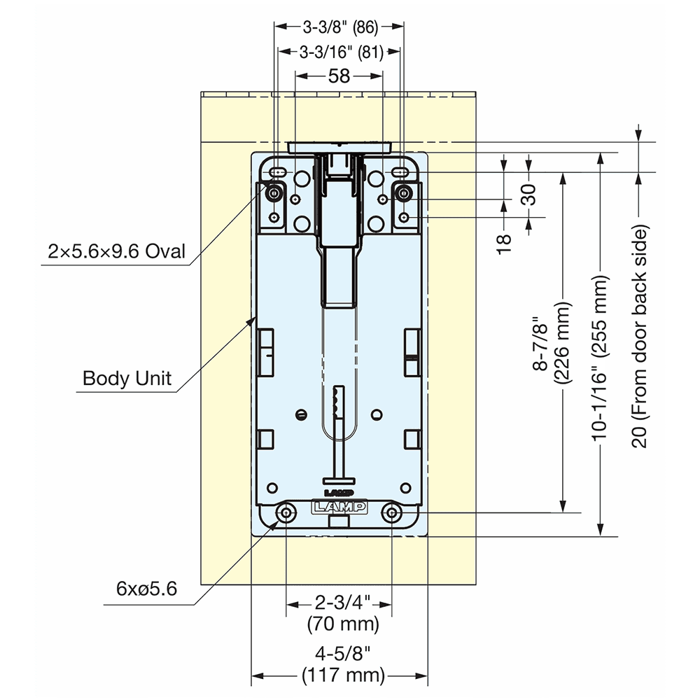 9-7/8" Heavy Duty Lift Assist Damper, Nickel, White Alt 4 - Image