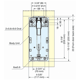 9-7/8" Heavy Duty Lift Assist Damper, Nickel, White Alt 4 - Image