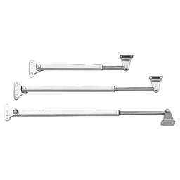 250mm Spring Lid Stay, Satin Main - Image