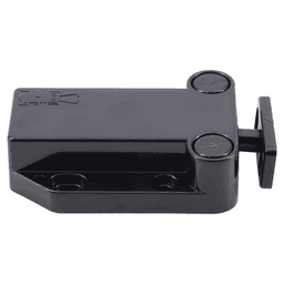 40mm Non-Magnetic Latch with Fixed Strike, Black Alt 11 - Image