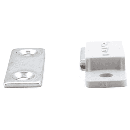 25mm Mini Magnetic Catch/Strike, White Alt 2 - Image