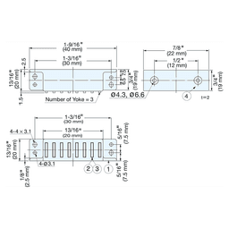 30mm Heavy Duty Magnetic Catch, Nickel Alt 1 - Image