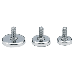 36mm x 32mm Adjustable Glide, Chrome Main - Image