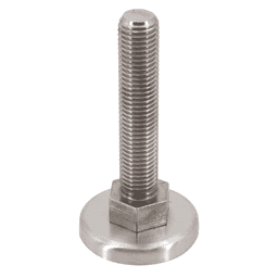 50mm Stainless Steel Leg Leveler, Satin Main - Image