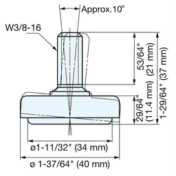 40mm Leveling Glide, Satin Alt 4 - Image
