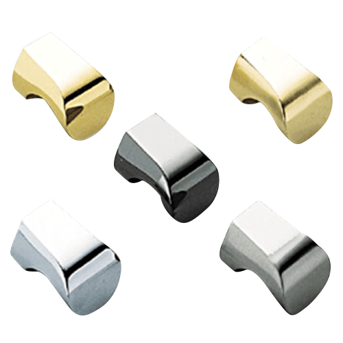 Elegantly finished Satin Nickel MKZ-L Cabinet Knob from Sugatsune, 21mm diameter