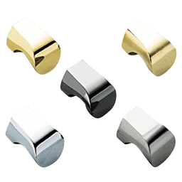 Elegantly finished Satin Nickel MKZ-L Cabinet Knob from Sugatsune, 21mm diameter