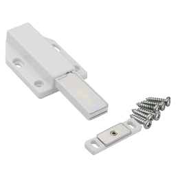 ML-120 Magnetic Touch Latch, White - Main Image