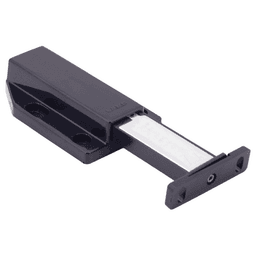 Long Stroke Magnetic Touch Latch, Black Alt 1 - Image