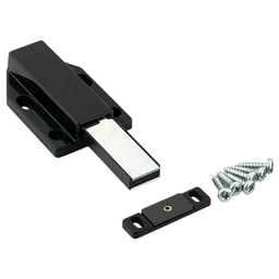 Long Stroke Magnetic Touch Latch, Black Main - Image