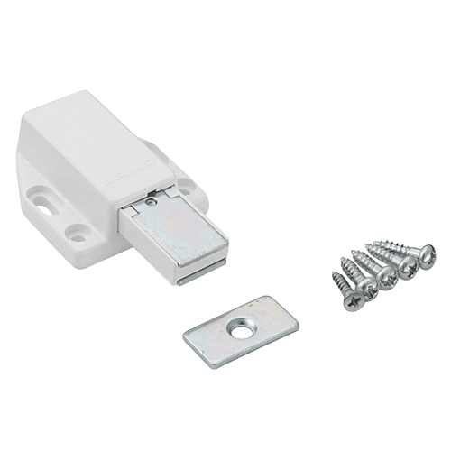 ML-80 Magnetic Touch Latch, White - Main Image
