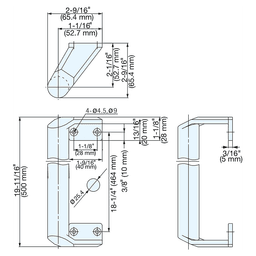 464mm Round Handle Pull, Mirror Alt 1 - Image