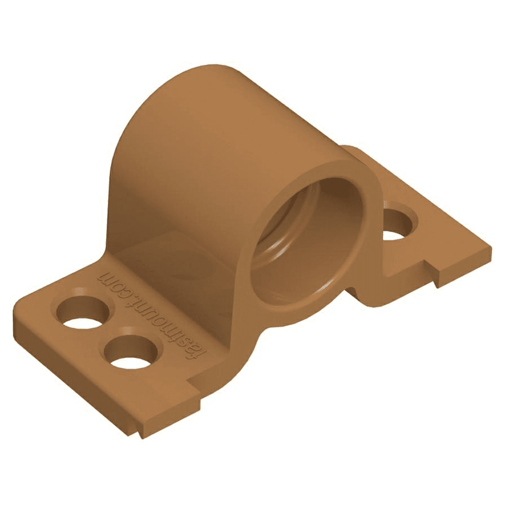Side Mount Female Panel Clip, Brown Main - Image