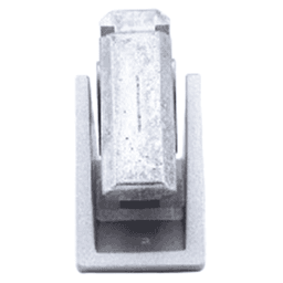 50mm Corner Connector, Silver Alt 4 - Image