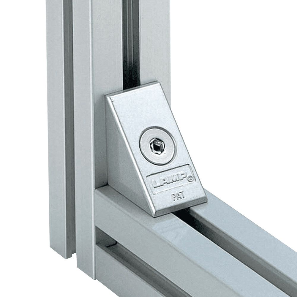 30mm x 50mm Corner Connector, Silver Alt 10 - Image