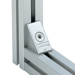 30mm x 50mm Corner Connector, Silver Alt 10 - Image