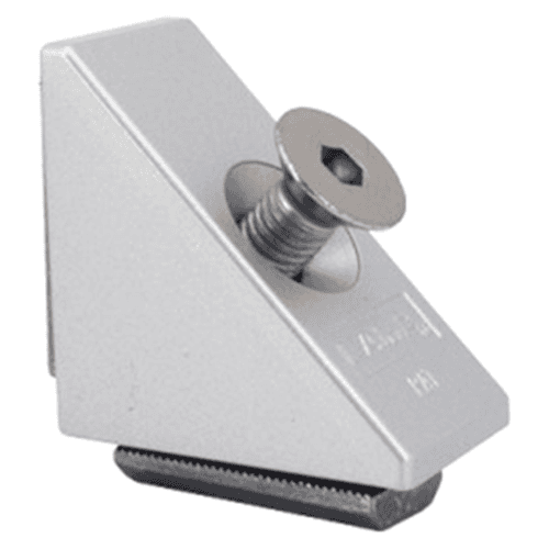 30mm x 50mm Corner Connector, Silver Alt 4 - Image