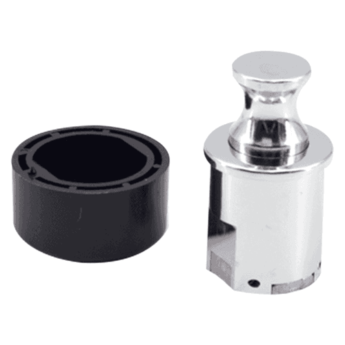 31mm Push Knob, Chrome Alt 3 - Image
