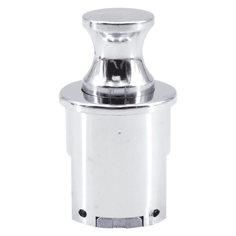 31mm Push Knob, Chrome Alt 4 - Image