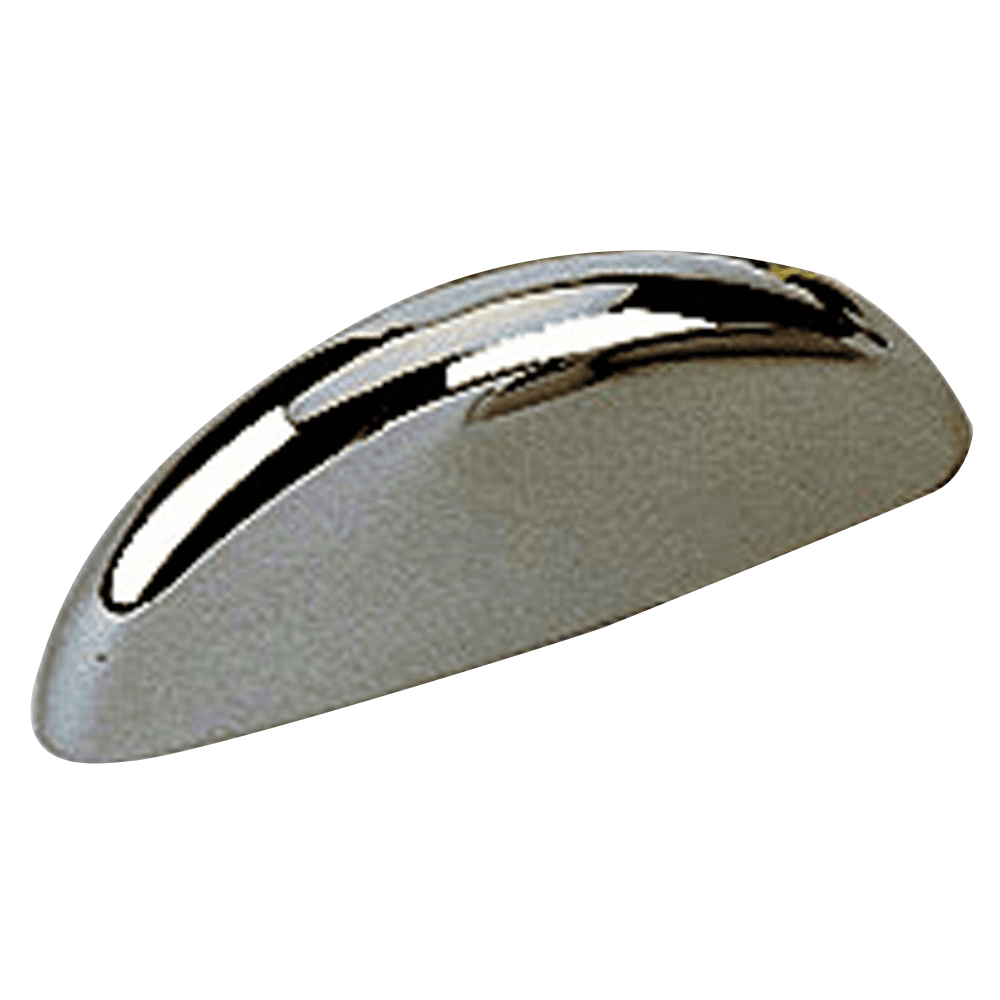Modern Cup Pull in Smoke Finish by Sugatsune - Side View