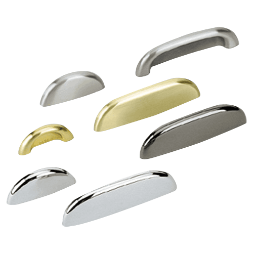 Sugatsune 42mm Cup Pull in Satin Nickel, sleek and modern design for your furniture.