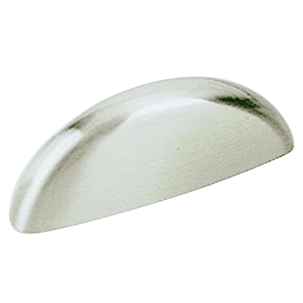 Add a touch of elegance with Sugatsune's Satin Nickel Cup Pull, perfect for any furniture.