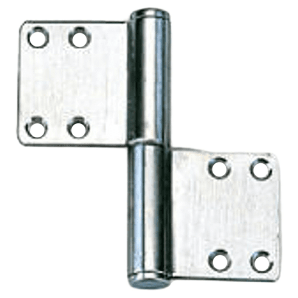 102mm Lift Off Butt Hinge, Satin Main - Image