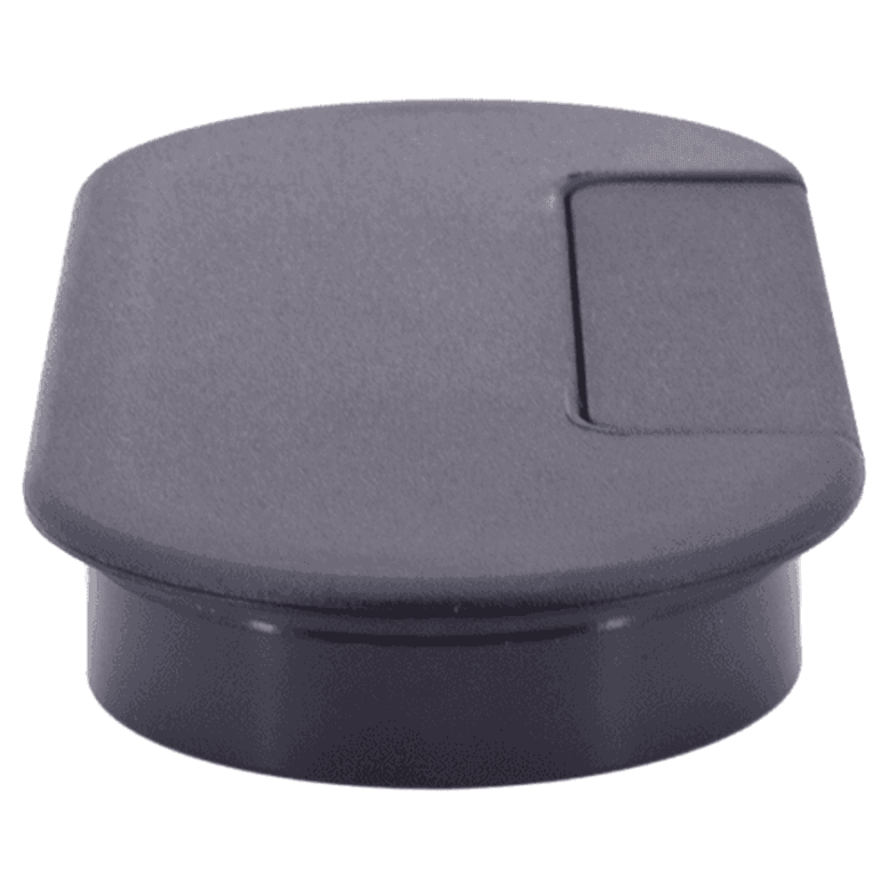 166.5mm Oval Cable Grommet, Black Alt 1 - Image