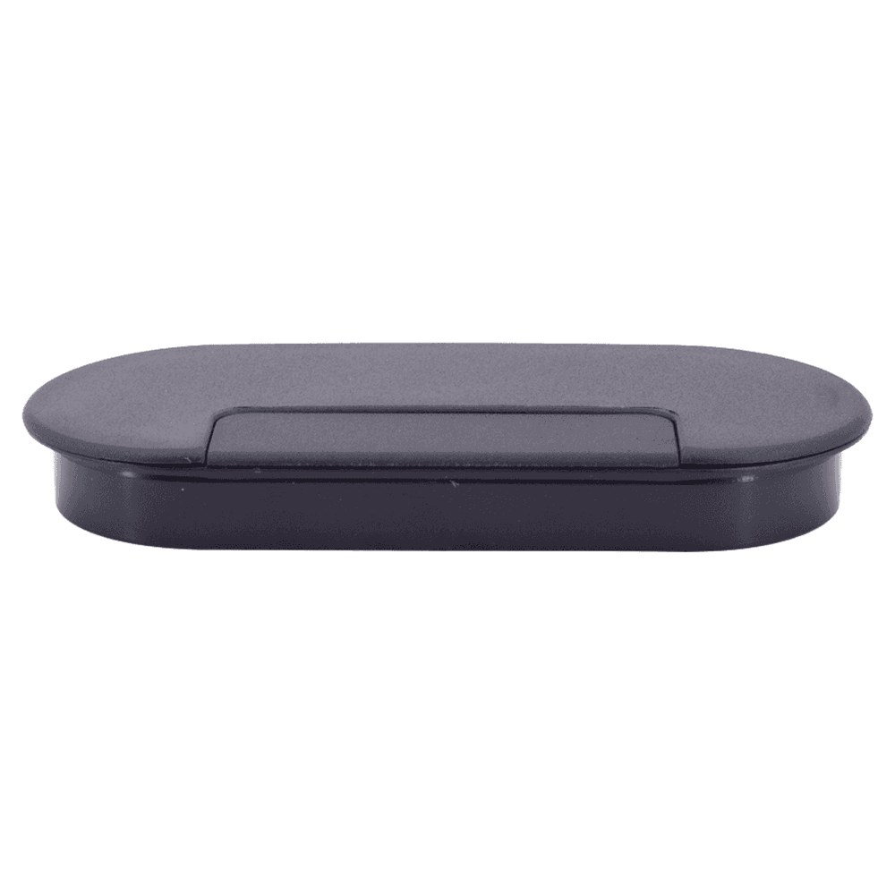 166.5mm Oval Cable Grommet, Black Alt 5 - Image