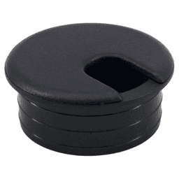45mm Round Cable Grommet, Black Alt 3 - Image