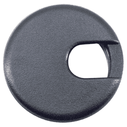 45mm Round Cable Grommet, Black Main - Image