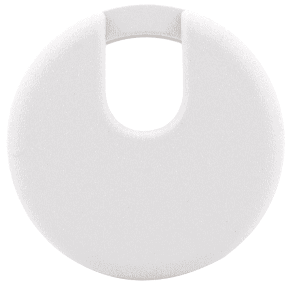 45mm Round Cable Grommet, White Alt 5 - Image