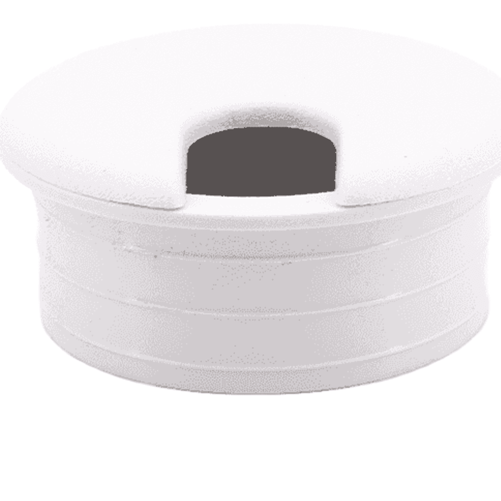 45mm Round Cable Grommet, White Alt 6 - Image