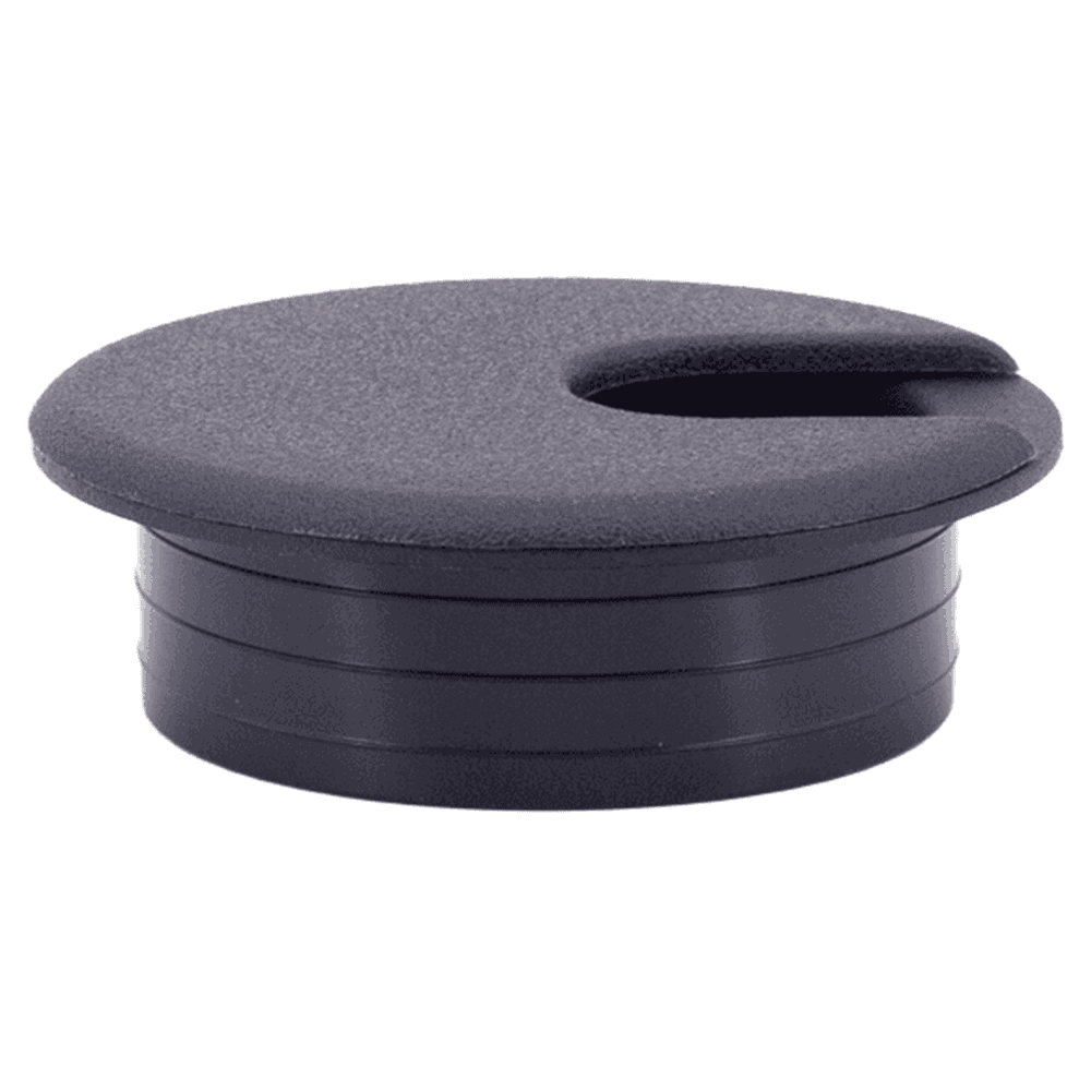 60mm Round Cable Grommet, Black Alt 5 - Image
