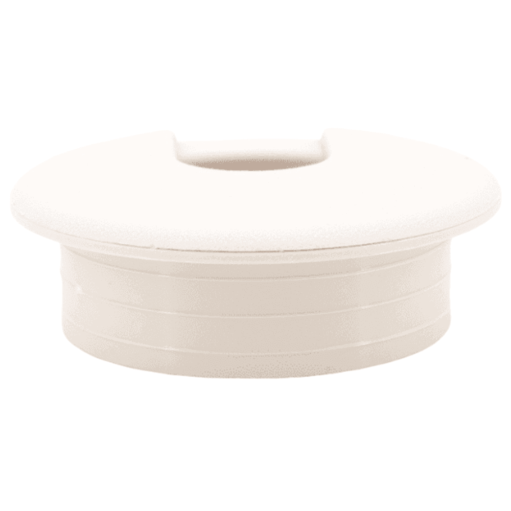 60mm Round Cable Grommet, Cream Alt 6 - Image
