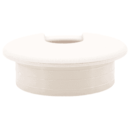 60mm Round Cable Grommet, Cream Alt 6 - Image