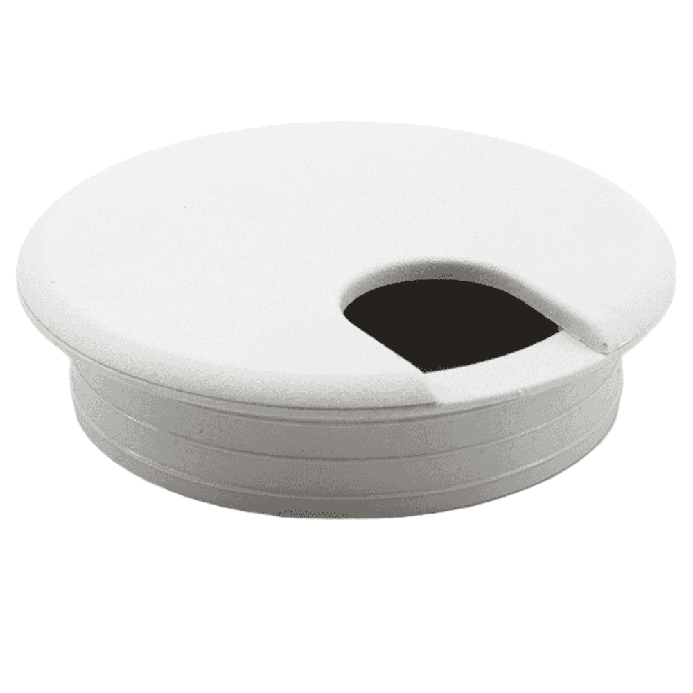 76.5mm Round Cable Grommet, White Alt 3 - Image