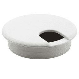 76.5mm Round Cable Grommet, White Alt 3 - Image