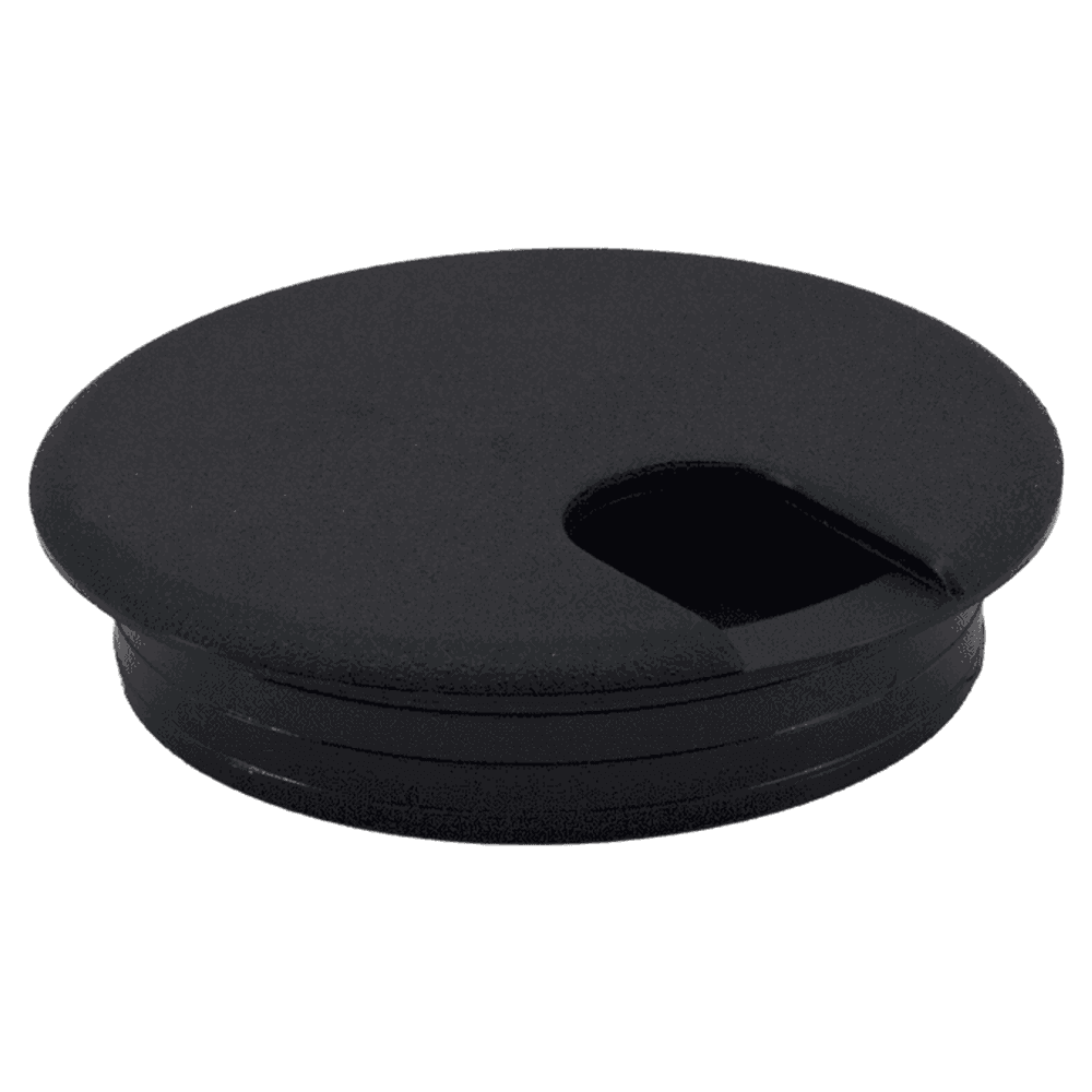 89.4mm Round Cable Grommet, Black Alt 3 - Image