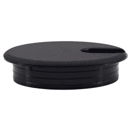 89.4mm Round Cable Grommet, Black Alt 5 - Image