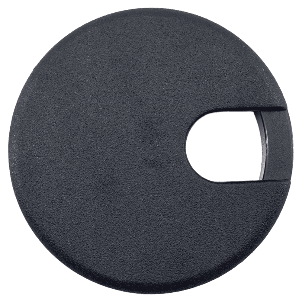 89.4mm Round Cable Grommet, Black Main - Image