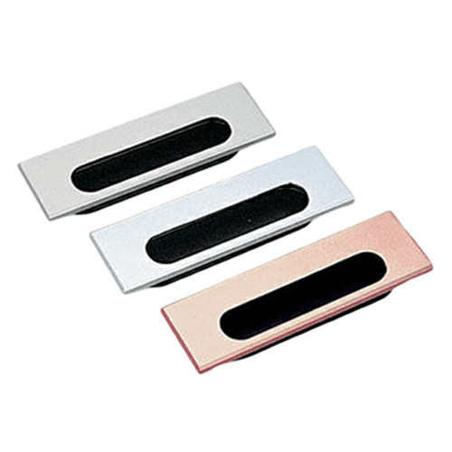 6-1/2" Flush Pull, Satin Nickel/Black Alt 3 - Image