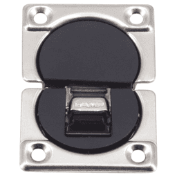 44mm 90° Opening Drop Hinge with Covers, Nickel Alt 1 - Image