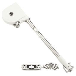 90&#730; Soft-Down Lid Stay, White - Main Image