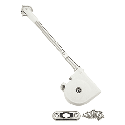105&#730; Soft-Down Lid Stay, White - Main Image