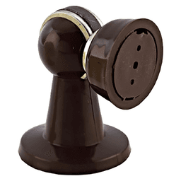 2-5/32" Diameter Magnetic Door Stop/Holder, Brown - Main Image